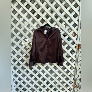 ❤️East 5th satin long sleeve button down